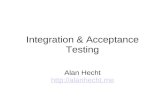 Integration and Acceptance Testing