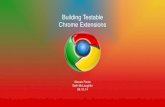 Building testable chrome extensions