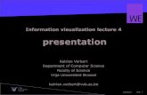 Information visualization: presentation
