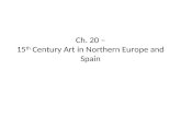 Ch20 15th century art in northern europe and spain