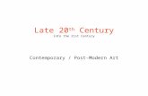 Late 20th Century Art - Present