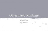 Objective-C Runtime overview