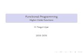 Functional Programming - Higher Order Functions