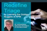 Redefine Triage by Learning the Golden Nuggets of APM