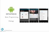 Android basic 3 Dialogs