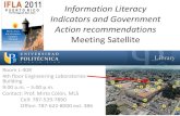 Satellite Meeting: Information Literacy Indicators Recommendations and Government Action