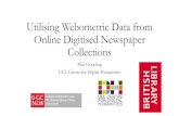 Utilising Webometric Data from Online Digitised Newspaper Collections