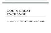 God's great exchange slides