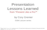 Lessons Learned from Present Like a Pro