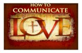 How to communicate love