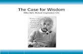 The Case for Wisdom