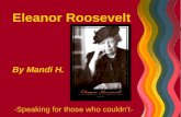 Eleanor Roosevelt