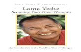 Lama thubten yeshe   becoming your own therapist