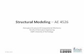 Lecture 0 AE4526 Structural Modelling