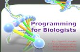 Programming for biologists