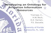 Developing an Ontology for Irrigation Information Resources