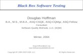 Black Box Software Testing Douglas Hoffman