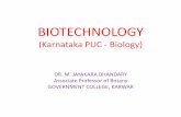 Biotechnology karnataka puc