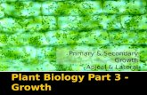 Plant biology - Growth