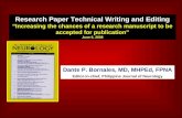 Research Paper Technical Writing and Editing - PowerPoint Presentation