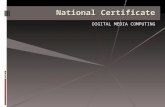 National Certificate Digital Media Computing