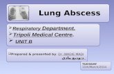 Lung abscess (د وديع مادي)