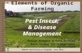 Elements of Organic Farming: Pest, Insect, & Disease Management