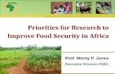 Monty Jones Africa Australia consultationPriorities for Research to Improve Food Security in Africa