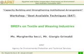 Bre Fs On Textile And Weaving Industries