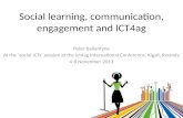 Social learning, communication, engagement and ICT4ag