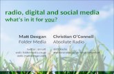 Carat - Radio & Digital Presentation