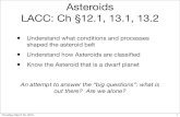 A1 13 Asteroids