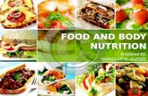 Food and body nutrition
