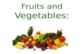 Fn1 ppt. fruits and vegetables