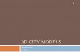 3D CITY MODELS