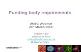 UKSG webinar - Funding Body Open Access Requirements (Robert Kiley slides)