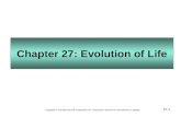 Chap 27 evolution