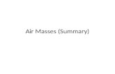 Air masses (summary)