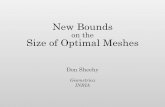 New Bounds on the Size of Optimal Meshes