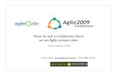 AgileCville:  How to sell a traditional client on an Agile project plan