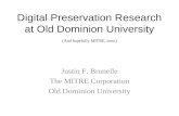Digital Preservation - ODU