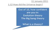 1.12 how did the universe begin