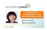 Personal Branding for Entrepreneurs by Karen King