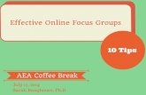 10 tips for Effective Online Focus Groups