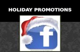 Facebook Holiday Promotions