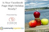 Is Your Facebook Page High Holiday Ready with Debra Askanase
