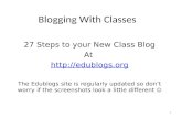 Blogging With Classes 1