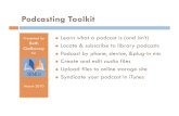 Podcasting Toolkit