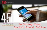 Defining Your Social Brand Online