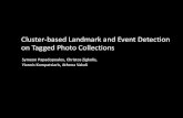 Cluster based landmark and event detection for tagged photo collections